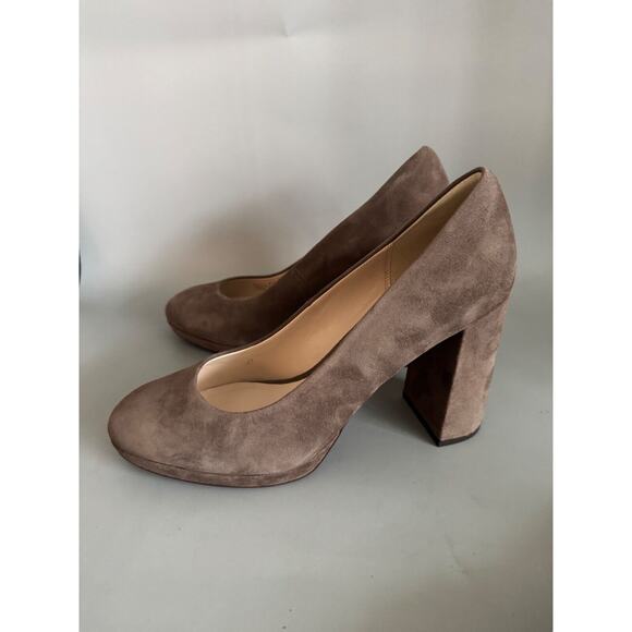 Cole Haan Women's Renner Grand Pump Morel Suede Block Heel Size 9.5 New - Picture 8 of 10